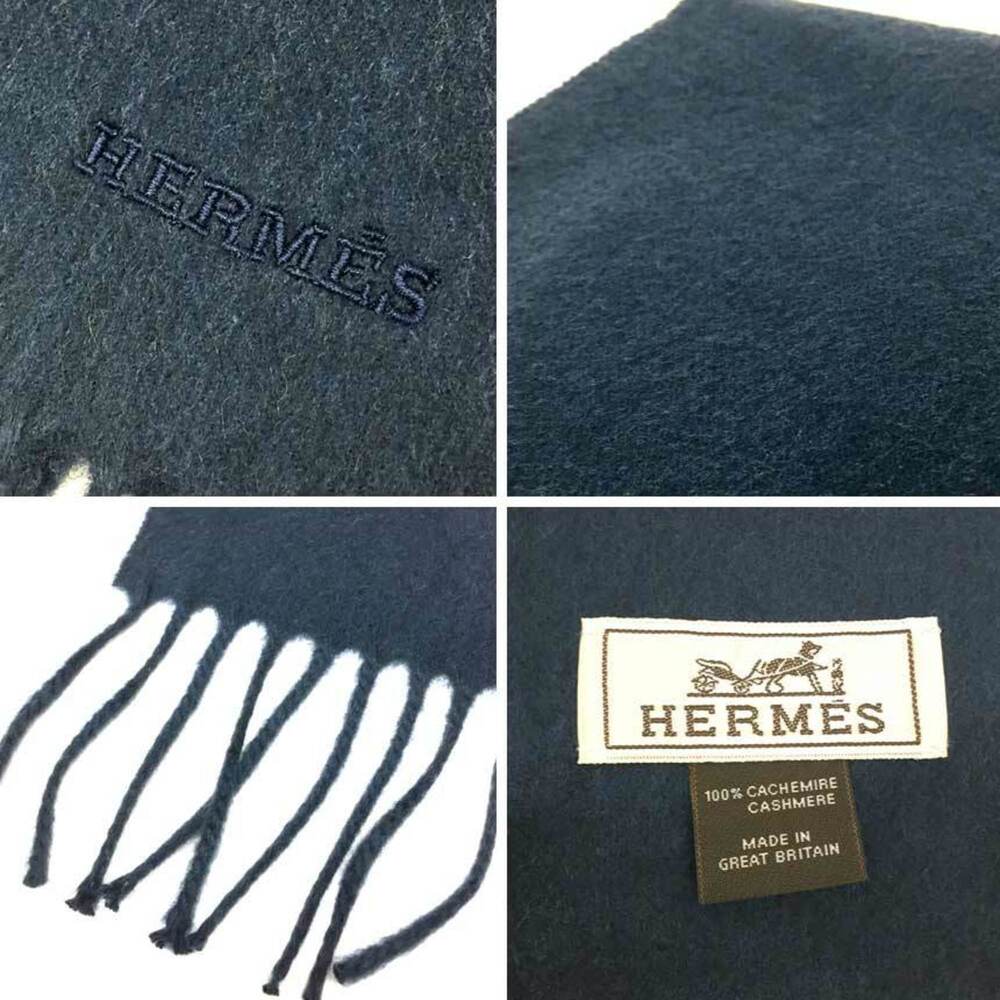 HERMES Blue Scarf - Picture 3 of 3